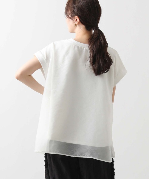 Gready Brilliant（グレディブリリアン）の「ＶＥＬＩＢレイヤードフレンチ（Tシャツ/カットソー・レディース・オフホワイト/ネイビー・FREE）」の22枚目の写真