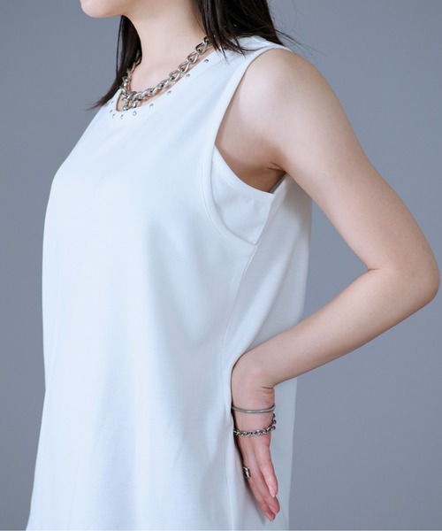 WONSOJU タンクトップ 部分保温】タンクトップ【SALE】 KL9754P :レディース トップス