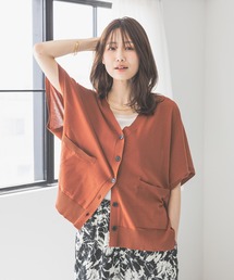 GLOBAL WORK | スッキレイさらさらカーディガン半袖/320425(カーディガン/ボレロ)