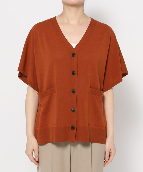 GLOBAL WORK(グローバルワーク)の「スッキレイさらさらカーディガン半袖/320425(カーディガン/ボレロ・レディース・ブルー系その他6/グレイッシュベージュ/ブラック/テラコッタ/シルバー・LARGE/MEDIUM)」の17枚目の写真