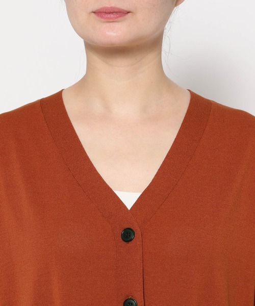 GLOBAL WORK(グローバルワーク)の「スッキレイさらさらカーディガン半袖/320425(カーディガン/ボレロ・レディース・ブルー系その他6/グレイッシュベージュ/ブラック/テラコッタ/シルバー・LARGE/MEDIUM)」の20枚目の写真