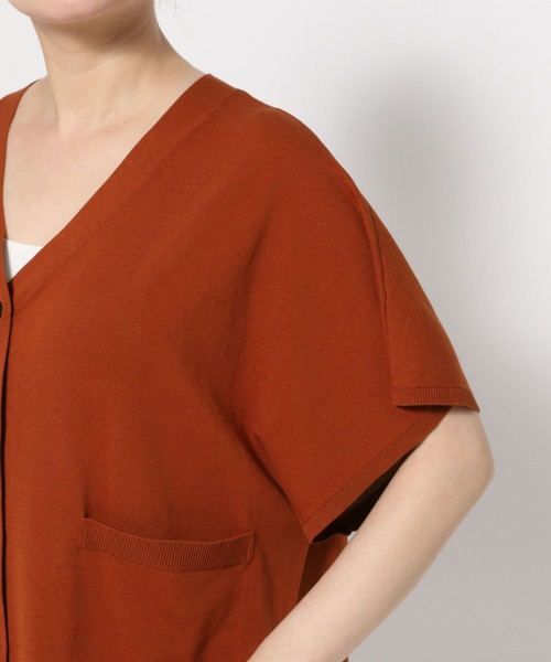 GLOBAL WORK(グローバルワーク)の「スッキレイさらさらカーディガン半袖/320425(カーディガン/ボレロ・レディース・ブルー系その他6/グレイッシュベージュ/ブラック/テラコッタ/シルバー・LARGE/MEDIUM)」の22枚目の写真