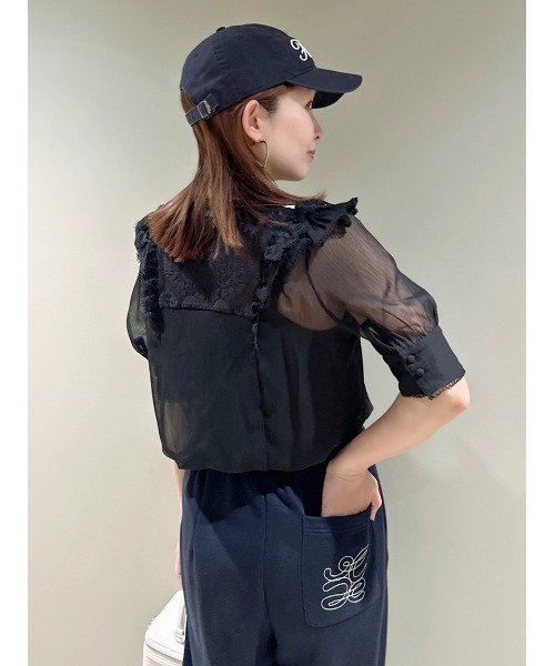 SNIDEL（スナイデル）の「楊柳シフォンレースブラウス（シャツ/ブラウス・レディース・アイボリー/ライトベージュ/その他・F）」の20枚目の写真