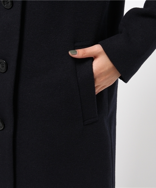 GLOBAL WORK（グローバルワーク）の「【一部店舗限定】マキシフードコート/567765（その他アウター・レディース・グレー/ブラック/ネイビー・MEDIUM/SMALL/LARGE）」の9枚目の写真