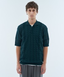 ESTNATION | ESTNATION / コットン デザインポロシャツ(ポロシャツ)