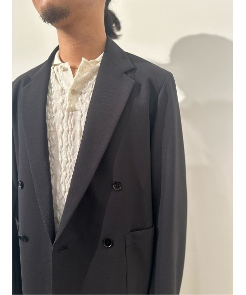 ESTNATION(エストネーション)の「ESTNATION / コットン デザインポロシャツ(ポロシャツ・メンズ・ブラック/オフホワイト/ダークグリーン・MEDIUM/LARGE)」の19枚目の写真