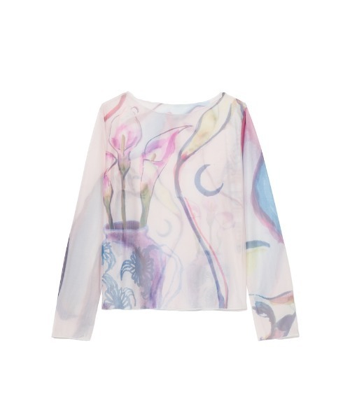 sahara×YOLK Sheer Top 新品 sahara×YOLK Sheer Top（Tシャツ/カットソー）｜sahara（サハラ