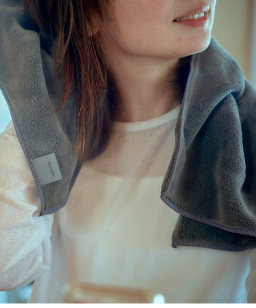 REBALANCE(リバランス)の「Mofuwa マイクロファイバーバスタオル 1枚 Daily(タオル・メンズ・ナチュラル/セージグリーン/ベビーピンク/アクア/ブルー系その他/ダークグレー/スモークグレー/ホワイト系その他・ONE SIZE)」の3枚目の写真