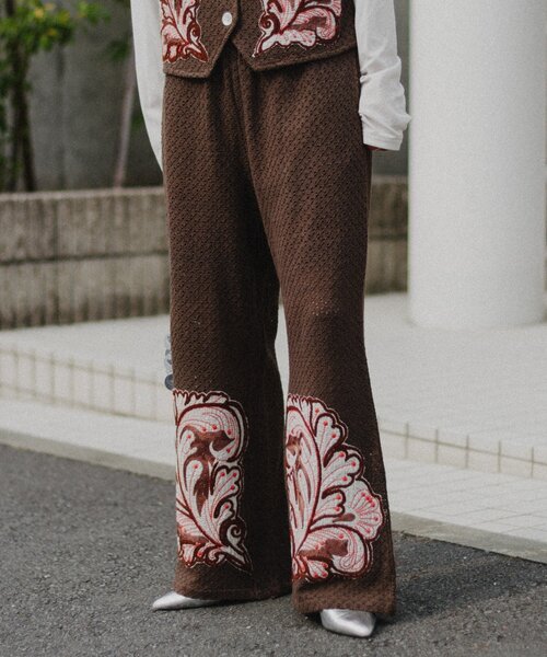 セール】aguniパッチワーク刺繍パンツ（その他パンツ）｜CIAOPANIC