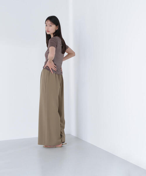 NATURAL BEAUTY BASIC(ナチュラルビューティーベーシック)の「◇ラメボートネックカットソー(Tシャツ/カットソー・レディース・ピンク/グレー/ダークブラウン・FREE)」の14枚目の写真