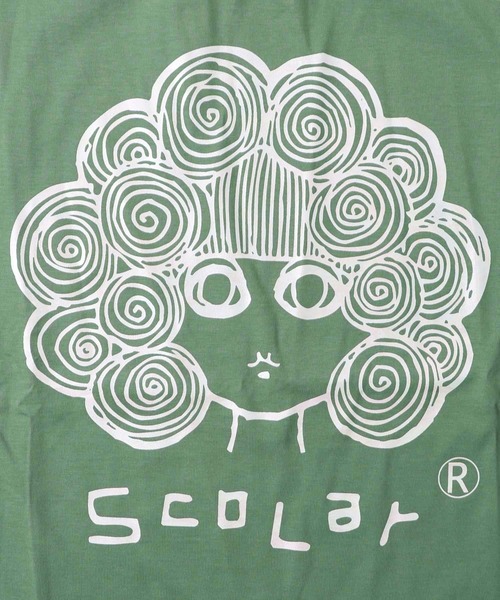 ScoLar（スカラー）の「152656：スカラー箔プリント 接触冷感Tシャツ（Tシャツ/カットソー・レディース・オフホワイト/グリーン/オレンジ/サックスブルー/ピンク/ネイビー・M）」の19枚目の写真