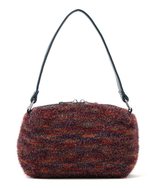 Ray BEAMS（レイビームス）の「ニット ミニ バッグ（トートバッグ・レディース・オレンジ/ネイビー・ONE SIZE）」の11枚目の写真