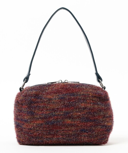 Ray BEAMS（レイビームス）の「ニット ミニ バッグ（トートバッグ・レディース・オレンジ/ネイビー・ONE SIZE）」の12枚目の写真