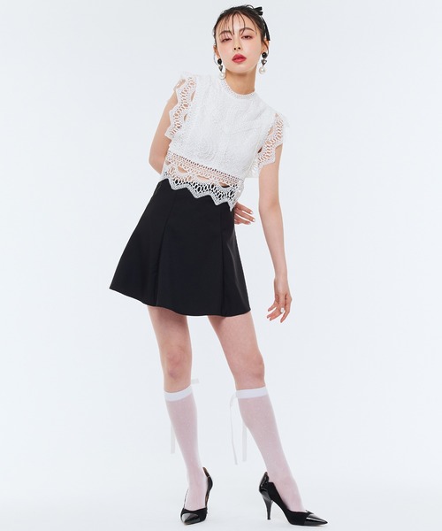 ブラウス シャツ 「Narcissus」レースノースリトップス レディース セール】【Narcissus】レースノースリトップス（シャツ/ブラウス