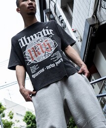 【別注】U/MUSIC × IG / UNDERSONG Nas ソリッド グラフィック Tシャツ