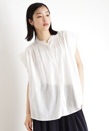 THE SHOP TK | シャーリングブラウス【洗える】(シャツ/ブラウス)