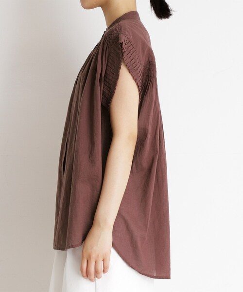 THE SHOP TK (ザ ショップ ティーケー )の「シャーリングブラウス【洗える】(シャツ/ブラウス・レディース・オフホワイト/ブラック/ブラウン系その他・99)」の16枚目の写真