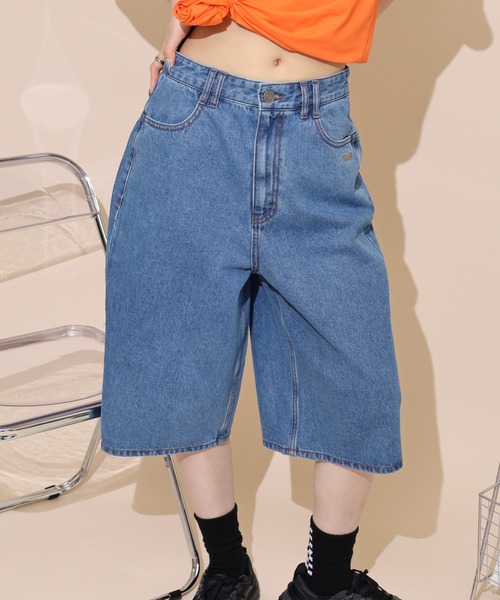 NERDY（ノルディ）の「ユニデニムバミューダパンツ（デニムパンツ・メンズ・ブラック/ブルー・L/M/S）」の3枚目の写真
