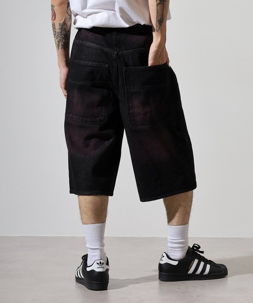 NERDY（ノルディ）の「ユニデニムバミューダパンツ（デニムパンツ・メンズ・ブラック/ブルー・L/M/S）」の22枚目の写真