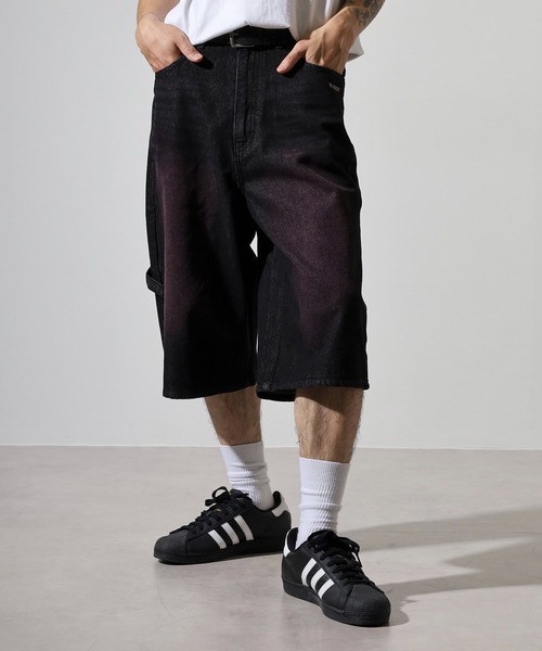 NERDY（ノルディ）の「ユニデニムバミューダパンツ（デニムパンツ・メンズ・ブラック/ブルー・L/M/S）」の19枚目の写真