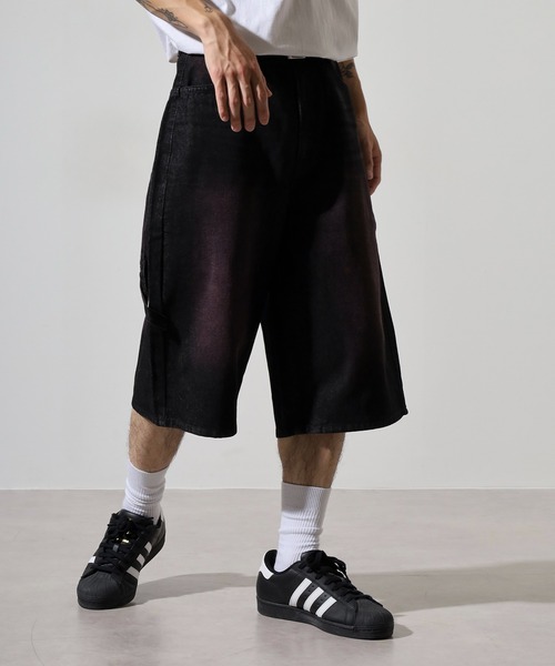 NERDY（ノルディ）の「ユニデニムバミューダパンツ（デニムパンツ・メンズ・ブラック/ブルー・L/M/S）」の21枚目の写真