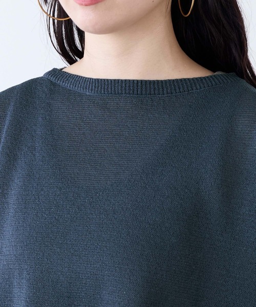 MICA&DEAL シアーハーフスリーブニット MICA＆DEAL｜シアーハーフスリーブニット | Rakuten Fashion