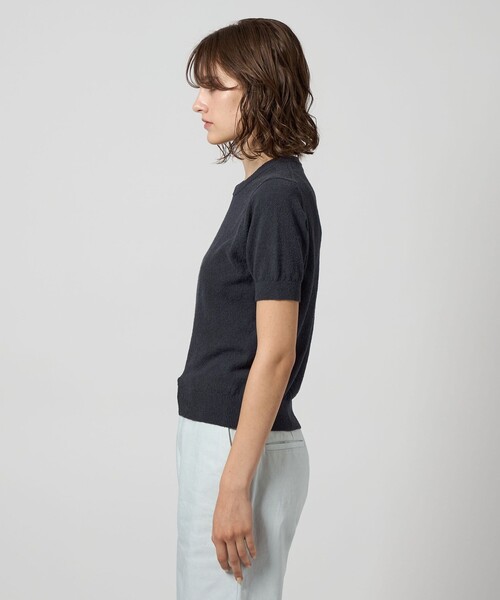 Steven Alan（スティーブンアラン）の「＜Steven Alan＞ハーフスリーブ ニット（ニット/セーター・レディース・オフホワイト/レッド/ネイビー・FREE）」の8枚目の写真