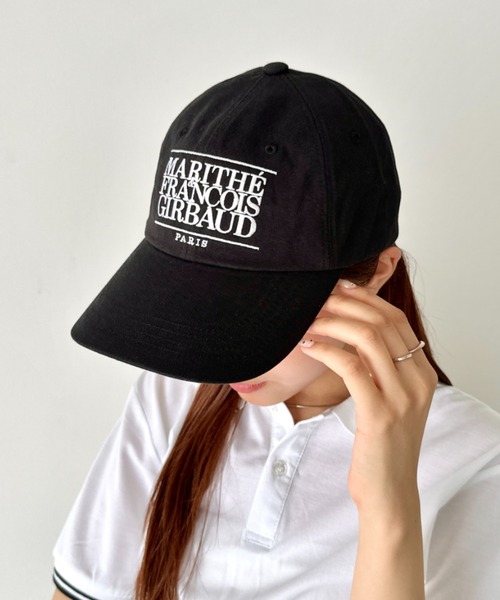 MARITHE + FRANCOIS GIRBAUD(マリテフランソワジルボー)の「MARITHE + FRANCOIS GIRBAUD(マリテフランソワジルボー)/ロゴ刺繍 キャップ 帽子/Marithe Cap(キャップ・レディース・ブルー/クリーム/ブラック/アイボリー/ベージュ/レッド/グリーン/ピンク/ネイビー・FREE)」の18枚目の写真