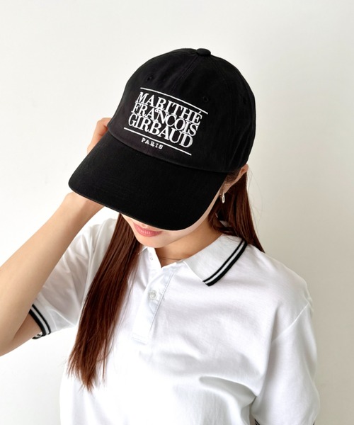 MARITHE + FRANCOIS GIRBAUD(マリテフランソワジルボー)の「MARITHE + FRANCOIS GIRBAUD(マリテフランソワジルボー)/ロゴ刺繍 キャップ 帽子/Marithe Cap(キャップ・レディース・ブルー/クリーム/ブラック/アイボリー/ベージュ/レッド/グリーン/ピンク/ネイビー・FREE)」の19枚目の写真