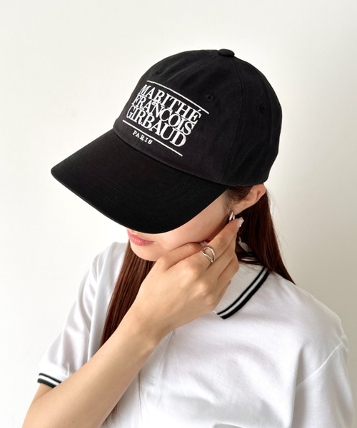 MARITHE + FRANCOIS GIRBAUD(マリテフランソワジルボー)の「MARITHE + FRANCOIS GIRBAUD(マリテフランソワジルボー)/ロゴ刺繍 キャップ 帽子/Marithe Cap(キャップ・レディース・ブルー/クリーム/ブラック/アイボリー/ベージュ/レッド/グリーン/ピンク/ネイビー・FREE)」の20枚目の写真