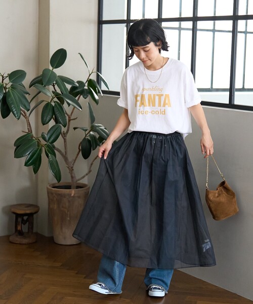 FREAK'S STORE(フリークスストア)の「インド 2WAY シアー チェック バンドゥワンピース(ワンピース・レディース・ブラック/ベージュ・フリ-)」の9枚目の写真