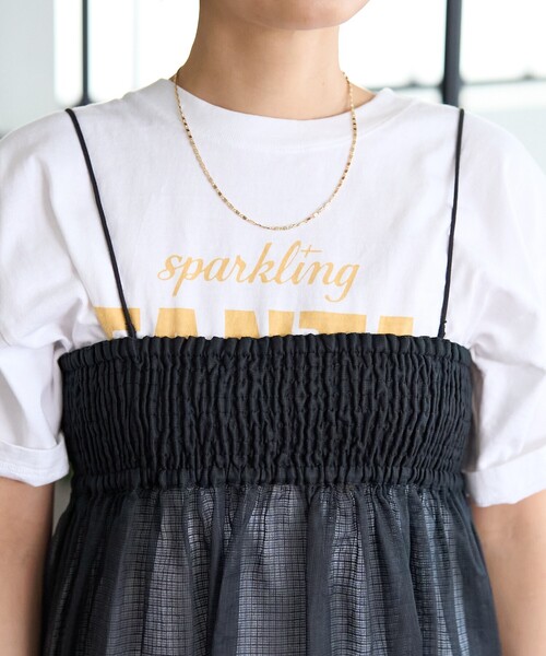 FREAK'S STORE(フリークスストア)の「インド 2WAY シアー チェック バンドゥワンピース(ワンピース・レディース・ブラック/ベージュ・フリ-)」の18枚目の写真
