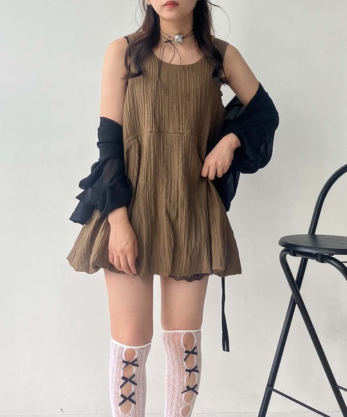 AS KNOW AS plus（アズノゥアズプラス）の「●前後着用可能 バルーンタンクチュニック（チュニック・レディース・ブラック系その他/オフホワイト/ブラウン・FREE）」の15枚目の写真