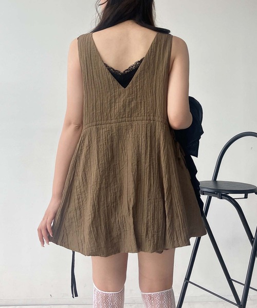 AS KNOW AS plus（アズノゥアズプラス）の「●前後着用可能 バルーンタンクチュニック（チュニック・レディース・ブラック系その他/オフホワイト/ブラウン・FREE）」の17枚目の写真