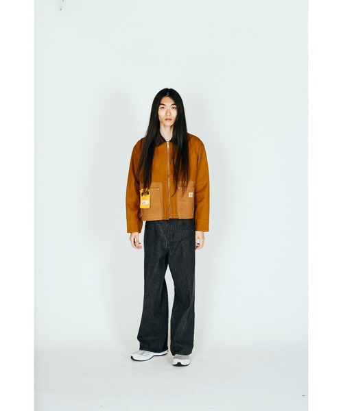 Carhartt(カーハート)の「2A.M 先行販売 THRIFTY LOOK スリフティルック / CARHARTT DUCK ACTIVE JACKET カーハート リメイク(ブルゾン・メンズ・ブラウン/ブラック/ナチュラル/インディゴブルー・MEDIUM/LARGE)」の22枚目の写真