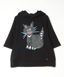 SAFETY PIN HEART EMBROIDERY ZIP PARKA（パーカー）｜Vivienne