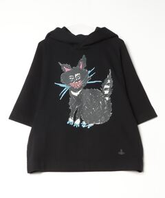 美品 ヴィヴィアンウエストウッド コットン天竺 ラウンドヘムフーディー 美品 ヴィヴィアンウエストウッド コットン天竺 ラウンドヘム