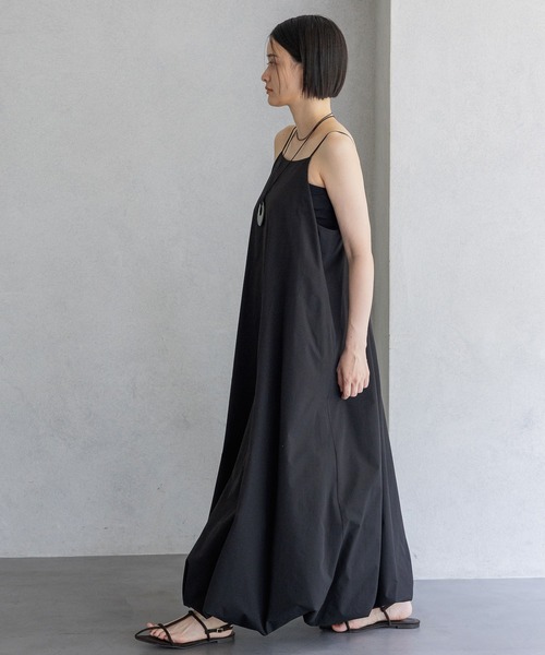 A part by（アパートバイ）の「バルーンキャミワンピース（ワンピース・レディース・ライトパープル/ブラック/カーキ・FREE）」の9枚目の写真