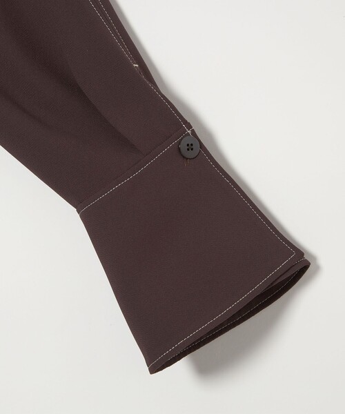＜EMMEL REFINES＞EM ステッチ 2WAY ブラウス EMMEL REFINES＞EM ステッチ 2WAY ブラウス - ファッション通販