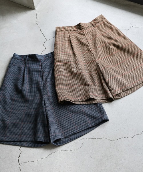 セール】チェック柄ハーフパンツ（その他パンツ）｜select MOCA