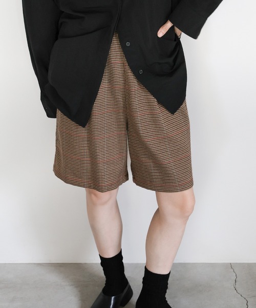 セール】チェック柄ハーフパンツ（その他パンツ）｜select MOCA
