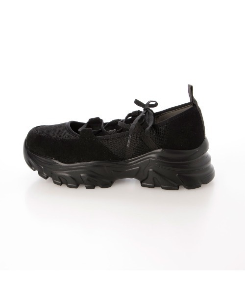 EVOL（イーボル）の「【S-LLサイズ展開・軽量】クロスレースアップスニーカー IZ5850（スニーカー・レディース・ブラウン/ブラック・LL/S/M/L）」の11枚目の写真