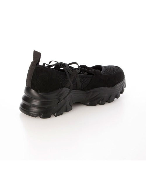 EVOL（イーボル）の「【S-LLサイズ展開・軽量】クロスレースアップスニーカー IZ5850（スニーカー・レディース・ブラウン/ブラック・LL/S/M/L）」の12枚目の写真