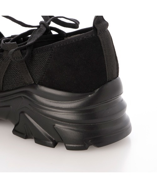 EVOL（イーボル）の「【S-LLサイズ展開・軽量】クロスレースアップスニーカー IZ5850（スニーカー・レディース・ブラウン/ブラック・LL/S/M/L）」の14枚目の写真