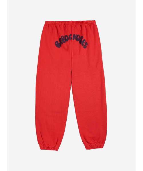 BOBO CHOSES(ボボショーズ)の「Curve Bobo Choses jogging pants(スウェットパンツ・キッズ・レッド・2-3YEAR/4-5YEAR/6-7YEAR/8-9y/10-11y/12-13y)」の2枚目の写真