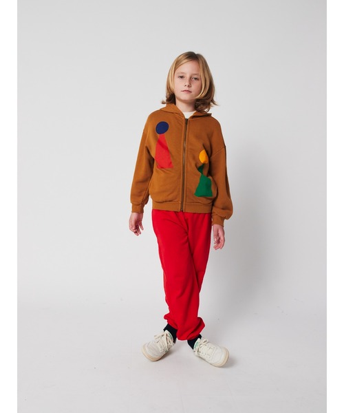 BOBO CHOSES(ボボショーズ)の「Curve Bobo Choses jogging pants(スウェットパンツ・キッズ・レッド・2-3YEAR/4-5YEAR/6-7YEAR/8-9y/10-11y/12-13y)」の7枚目の写真
