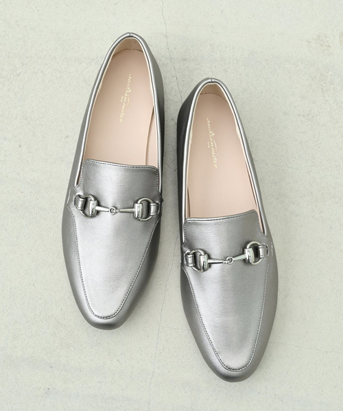 Au BANNISTER（オゥバニスター）の「【販売店舗限定】ビットローファー（ローファー・レディース・シルバー/ブラック/ダークブラウン/ベージュ・38/39/40/36/37/35）」の4枚目の写真