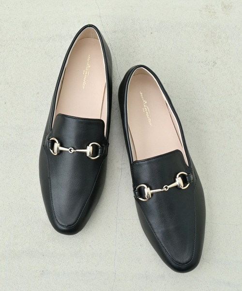 Au BANNISTER（オゥバニスター）の「【販売店舗限定】ビットローファー（ローファー・レディース・シルバー/ブラック/ダークブラウン/ベージュ・38/39/40/36/37/35）」の5枚目の写真