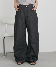 adidas/アディダス ADILENIUM SEASON 3 ZIP WASHED デニムパンツ