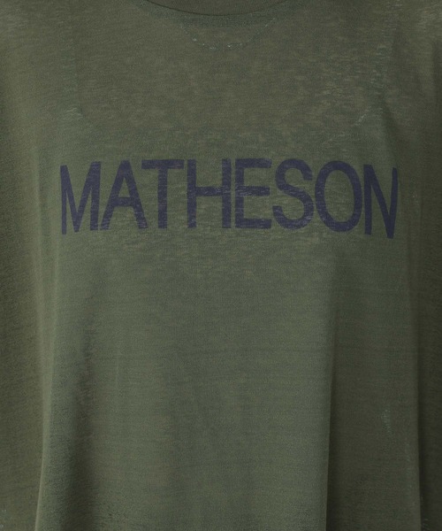 studio CLIP(スタディオクリップ)の「梨地シアーロゴTシャツ(Tシャツ/カットソー・レディース・カーキ/ネイビー/ダークグレー・FREE)」の17枚目の写真